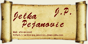 Jelka Pejanović vizit kartica